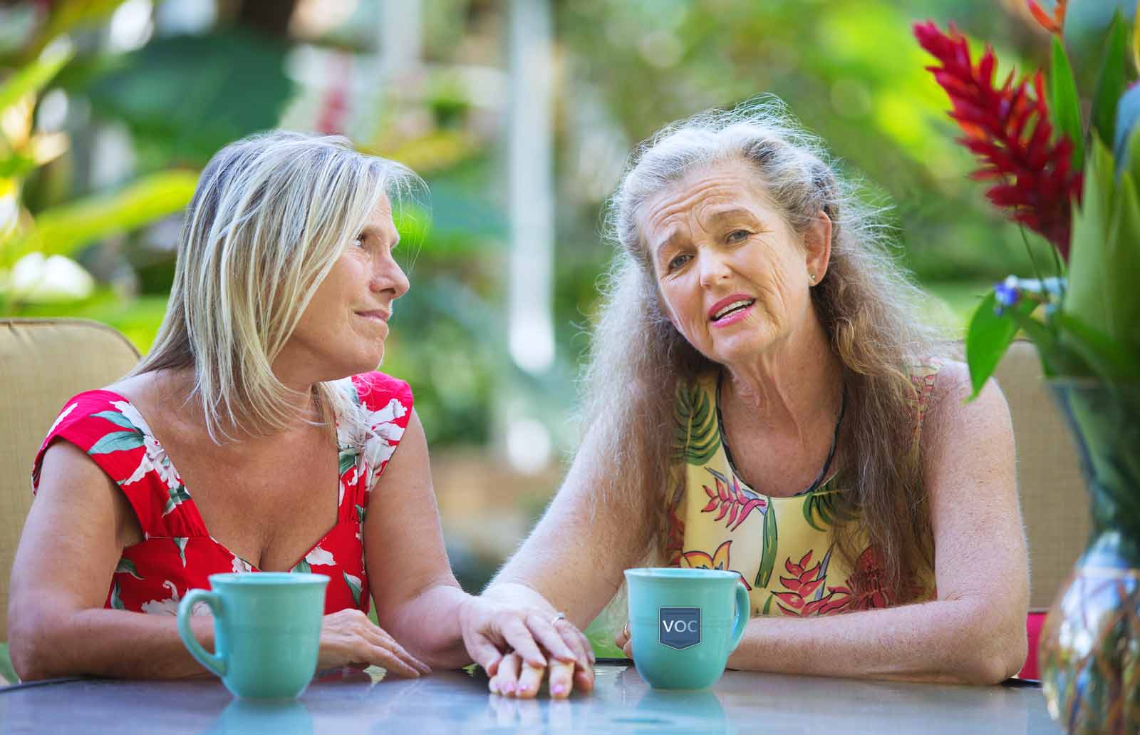 ladies-having-coffee-while-on-vacation-property-in-disbelief-by-way-resort-isn't-helping-timeshare-owners