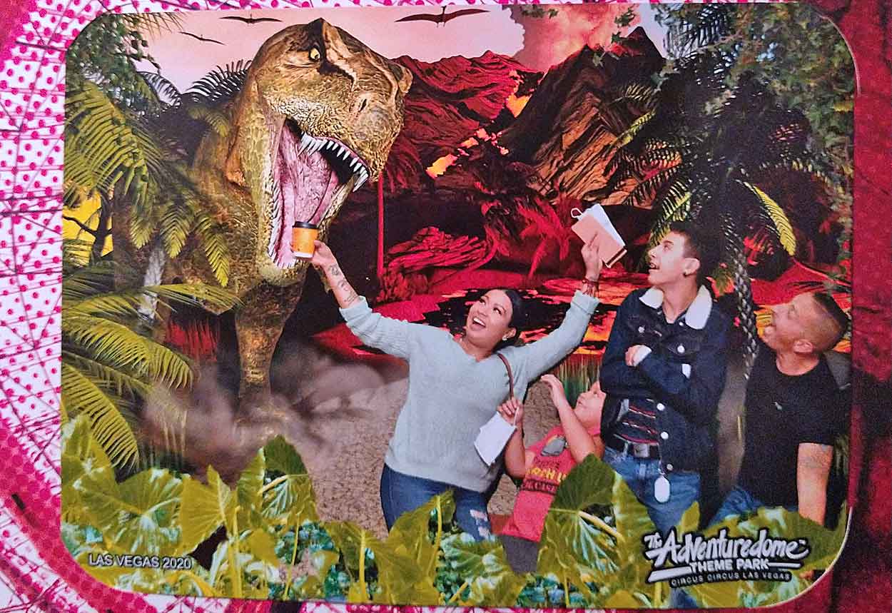 afraid of phony dinosaur at adventuredome exhibit where latino family was presented endless timeshare sales pitch costing them thousands of dollars unfairly